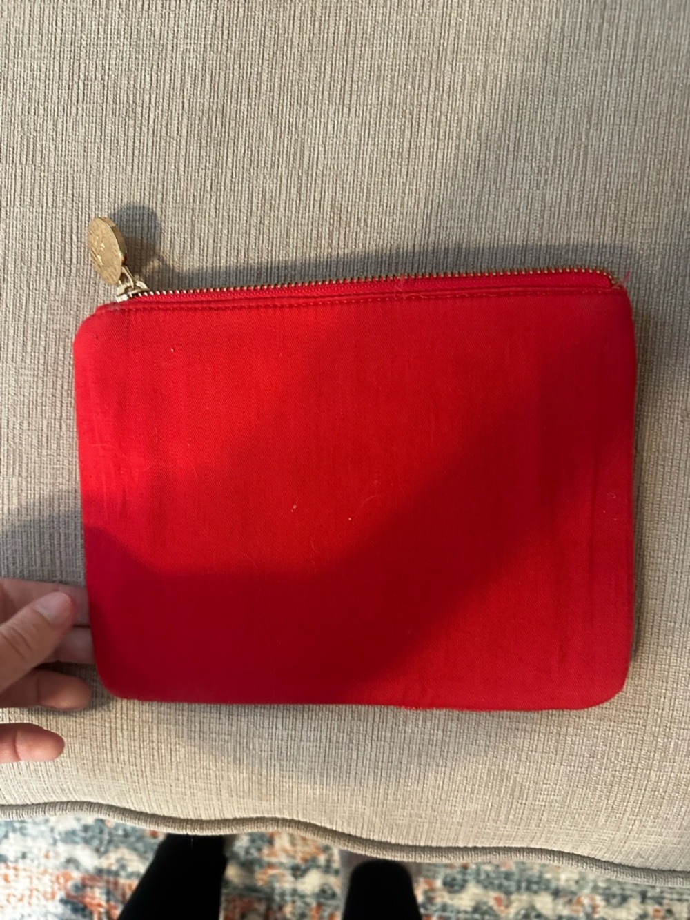 Red Beaded 'Going to Target' Wristlet Clutch - Picture 3 of 4
